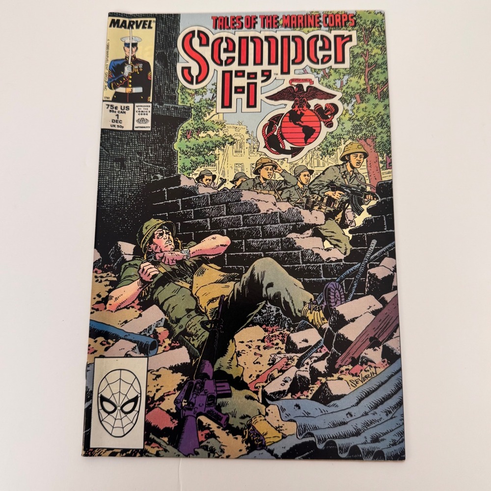 Marvel Semper Fi Comic Book !ssue 1 Marine Corps War 1988 Copper Age